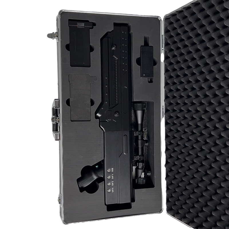  长沙手持便携式枪型低空防御反制四通道B型